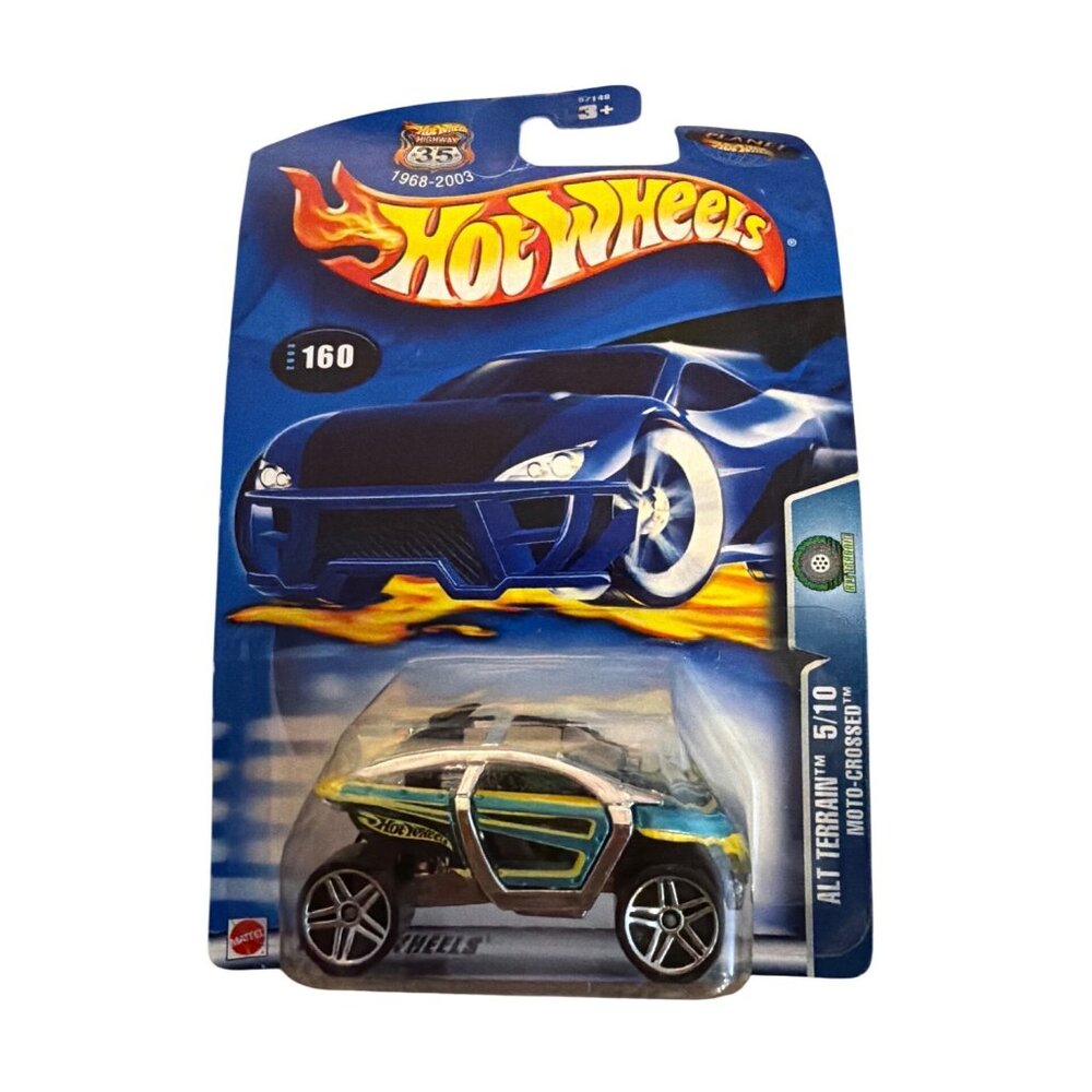 Hot Wheels Moto-Crossed 5/10 Die-Cast Car In Blister Pack All Terrain Model 1:64